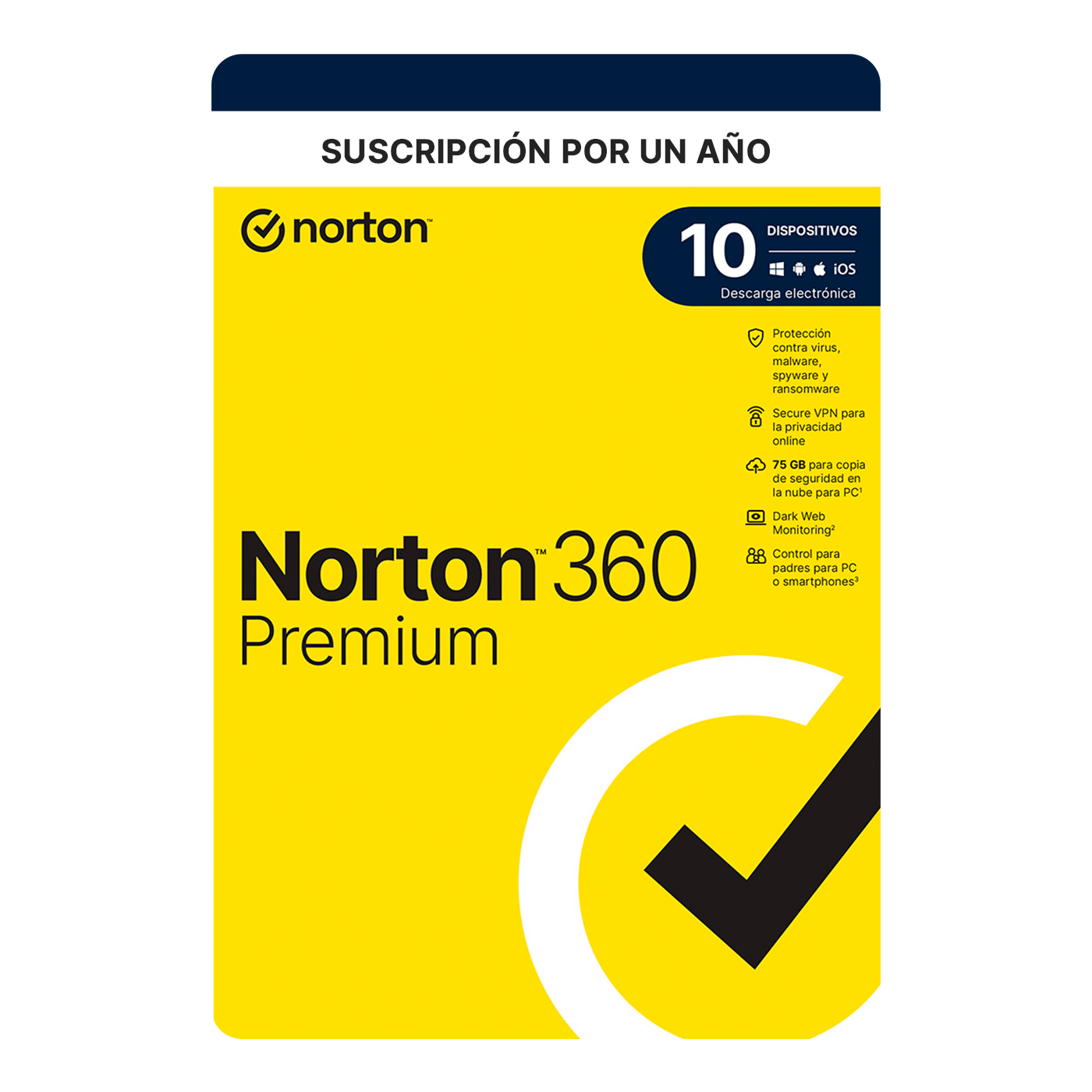 Norton 360 Premium 10 Dispositivos 1 Año
